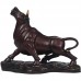 Seiko&Brass Color Cow Ornament